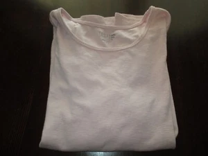 Womens pale pink short sleeve shirt Time and Tru plus size 3X XXXL 22 - Picture 1 of 2