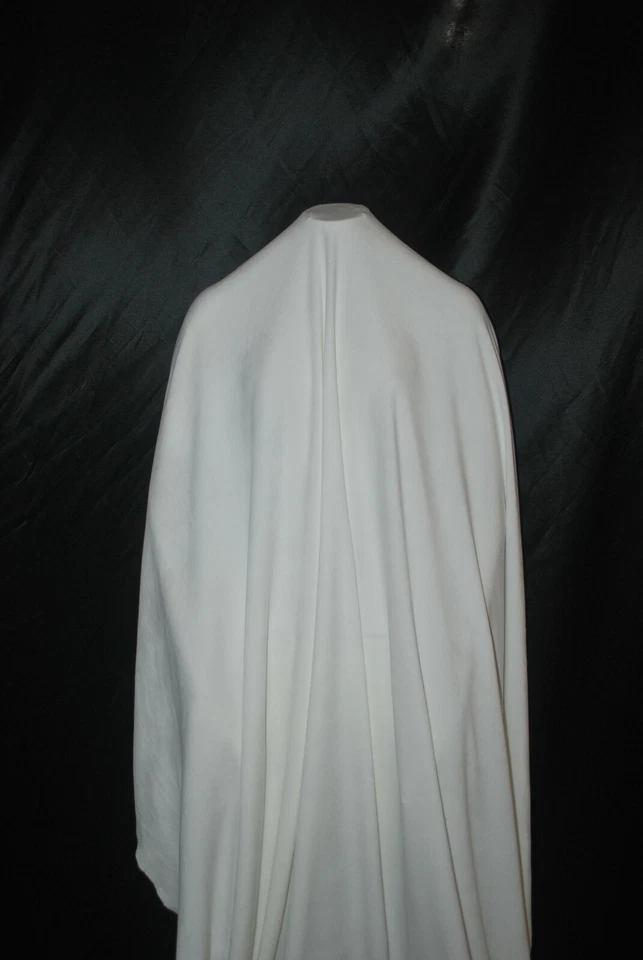 Terciopelo Algodón Tejido Tejido Suave para Jerséis Off White Pfd Color por Yarda  Foto 1 de 4