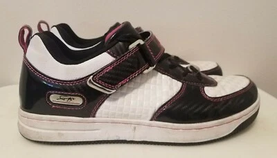Zapatos de baloncesto para mujer Fubu rosa negro medio top imitación cuero, talla 9,5 EE. UU. Foto 1 de 4