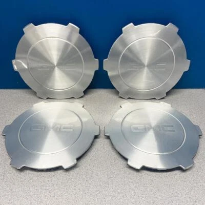 2004-2007 GMC Yukon / Sierra # 5193 Wheel Center Caps GM Part # 9594521 SET/4 - Image 1 of 4