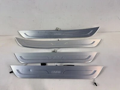 BMW 740I 750I 2016-2019 juego de placas de desgaste de umbrales de puerta delantera trasera Foto 1 de 4