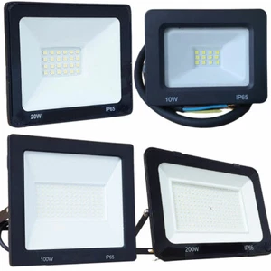 LED Fluter 200W 100W 50W 30W 10W LED Sicherheit Außen Garten Außen Lampe - Bild 1 von 21