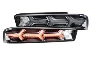 Morimoto XB LED Sequential Tail Lights Red/Smoked For 2016-2018 Chevy Camaro - Picture 1 of 22