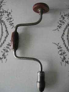 Vintage Made in Germany 10" Swing Handbohrer Klammer Bit Bohrer  - Bild 1 von 9