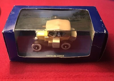 Auto 1/43 Atlas In Auto Tintin La Ford T: Tintin In Congo - Immagine 1 di 3