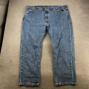 Carhartt Jeans Adult 50x30 Blue Denim Relaxed Fit Straight Leg Workwear 59593 - Picture 1 of 11