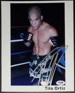 Tito Ortiz PSA/DNA COA UFC Bellator Light Heavyweight Champ 8x10 Autograph Photo - Picture 1 of 8