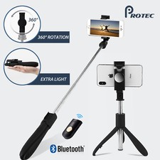 Bluetooth Extendable Selfie Stick Handheld Tripod Remote 360° For IPhone Samsung