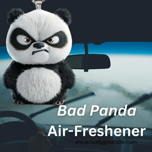 Schlüsselanhänger Bad Panda Acryl Lufterfrischer Charm - Bild 1 von 1