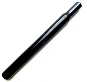 Fahrrad Fahrrad gerade Sattelstütze Sattelstütze 25,4 mm x 300 mm schwarz NEU - Bild 1 von 2