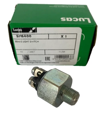 MG 1300, MGB GT, ROADSTER LUCAS SPB400 INTERRUPTOR LUZ FRENO TERMINAL TORNILLO Foto 1 de 4