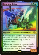 MTG FOIL Inga and Esika  – March of the Machine Card # 229