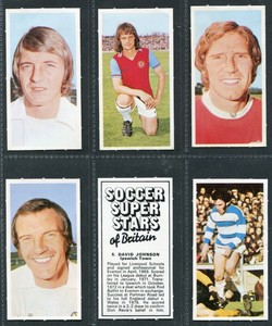 FLEETWAY 1975 - "SOCCER SUPER STARS OF BRITAIN" TRADE CARDS - PICK YOUR CARD
