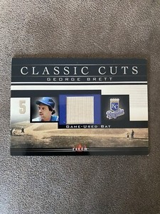 2002 Fleer Classic Cuts #GB-B George Brett Jersey Relic Game Worn