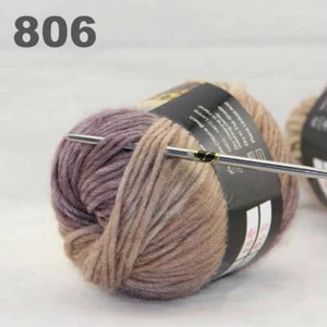 C Sale 1ballx50g colorful Soft Chunky Hand Knitting Rainbow Wool Shawls Yarn 06 - Picture 1 of 5