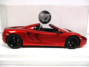 TRUE SCALE MINIATURES TSM 2012 2013 MCLAREN MP4-12C SPIDER (ROSSO VULCANO) - 1/43 - Foto 1 di 19