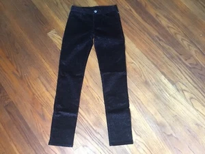New GAP Kids 1969 Girls Sparkle Corduroy Skinny Jean Pants Sz 12 Slim NWOT - Picture 1 of 4
