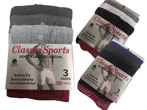 3/6/12 Herren Baumwolle Boxershorts Unterwäsche in allen Größen S M L XL 2XL - Bild 1 von 1