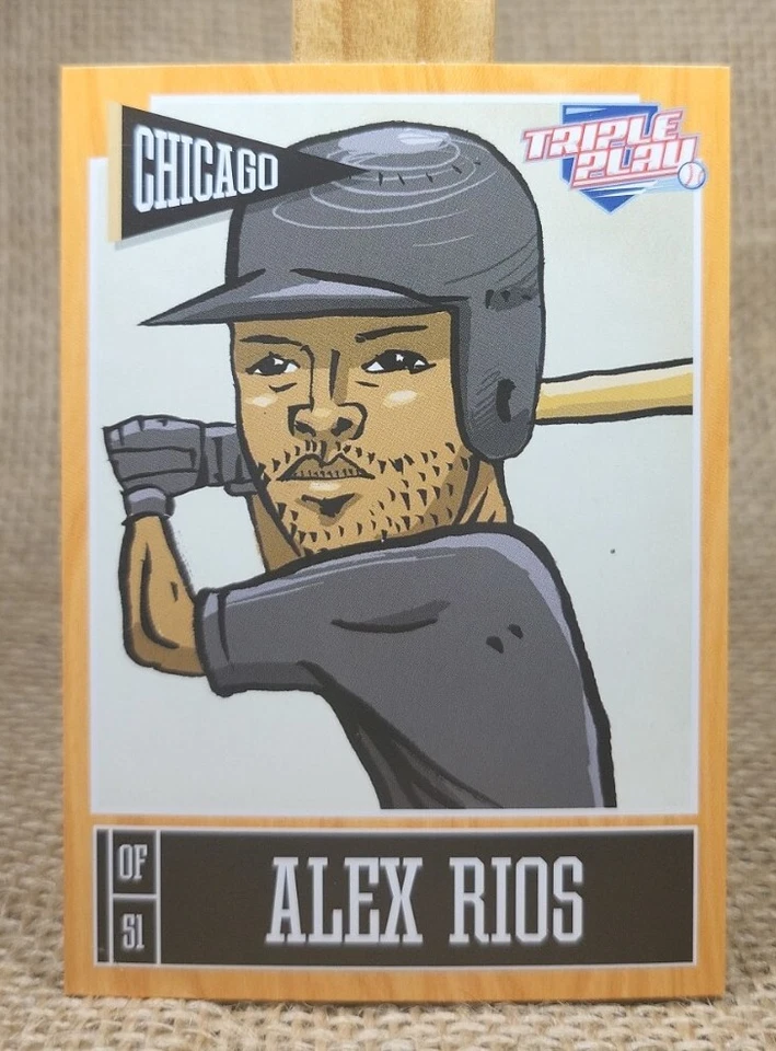 2013 Panini Triple Play Alex Rios Baseball Card #18 White Sox FREE S&H A1 - Image 1 of 2