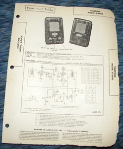 TRUETONE INTER-COMMUNICATION SYSTEM MODEL: D-1606 (SAMS PHOTOFACT 65-15) - Picture 1 of 1