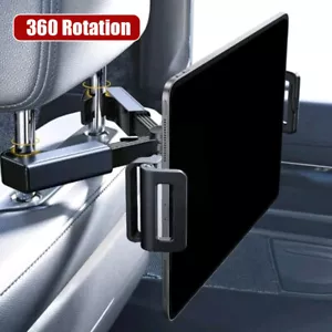 Universal Car Back Seat Headrest Mount Phone Holder Tablet Support Accessories - Foto 1 di 12