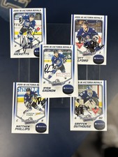 Signed 2015/16 Collectors Hockey Team Cards Victoria Royals Hockey Very Rare