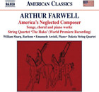 Arthur Farwell Arthur Farwell: America's Neglected Composer: Songs, Choral  (Cd)