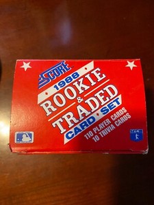 1988 Score Rookie & Traded Set - Biggio Astros RC Alomar RC Grace Cubs RC NICE