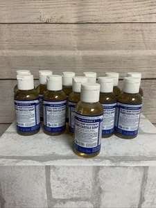 12 dr bronners 18 in 1 hemp peppermint pure castile soap 2oz ea - Picture 1 of 1
