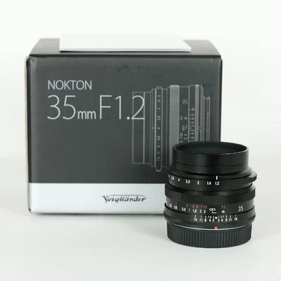 Voigtlander Nokton 35mm F1.2 XF for Fujifilm X, Manual Focus, Good Condition - Image 1 of 4
