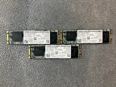 (LOT of 3) Intel Pro 5400s 180GB M.2 2280 SATA SSD SSDSCKKF180H6L Good Health - Image 1 of 2
