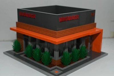 Texas Burger Restaurant Creator Modular City Custom Built Brick Model MOC - Image 1 of 4