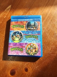 Teenage Mutant Ninja Turtles TMNT Blu-ray Tripe Feature I II III Original Ooze - Imagen 1 de 6