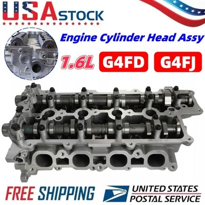 Nuevo conjunto de culata de motor G4FD G4FJ 1.6 para Hyundai Accent Kia Soul 12-19 Foto 1 de 4