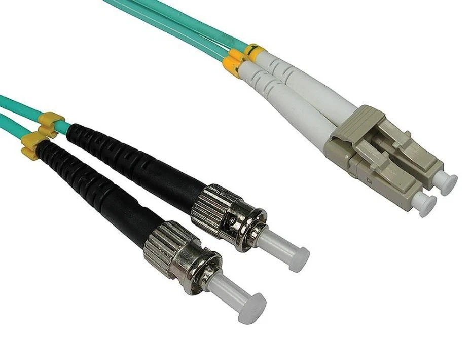 Câble De Fibre Optique Duplex LC-ST Multimode OM4 50/125µm, 2m - PSG92087 - Photo 1/1