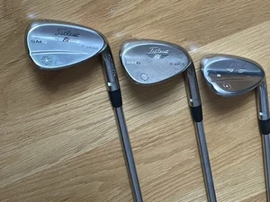 Titleist Vokey Wedges. 52 56 and 60 Degree Lofts. Used. See Pics for Condition - Picture 1 of 8