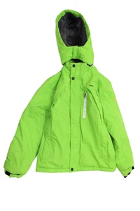 Gemyse Boys Hooded Zip Front Pockets Long Sleeve Ski Jacket Green Size 14-16 - Picture 1 of 5