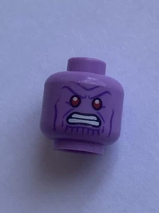 LEGO Medium Lavender Head Alien Thanos 3626pb2576 sh0761 sh0696 sh0613 - Picture 1 of 1