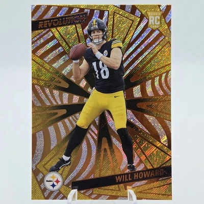 Will Howard (RC) 2025 Panini Revolution Football Card #248 Pittsburgh Steelers - Image 1 of 4