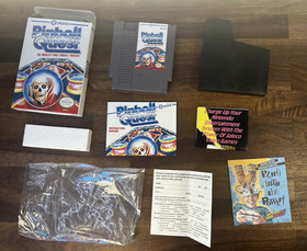 PINBALL QUEST Nintendo NES Authentic Complete CIB all inserts reg card