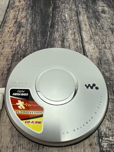 Vintage Sony Walkman D-EJ011 Portable CD Player Silver G-protection TESTED WORKS - Picture 1 of 10