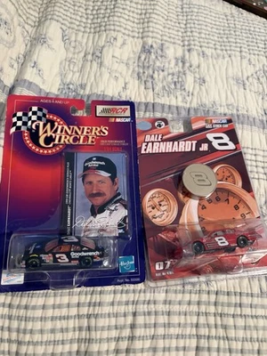 Lot Of 2 NASCAR Diecast 1/64 Winners Circle Dale Earnhardt Sr And Dale Jr - Image 1 of 3