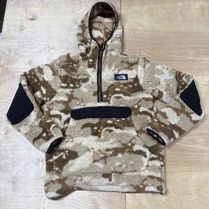 The North Face Campshire Sherpa Fleece Herren Gr. SM Camouflage Jacke Mantel mit Kapuze - Bild 1 von 24
