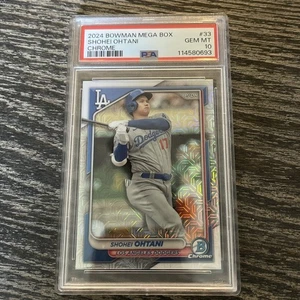 Mega caja refractor Bowman Chrome Shohei Ohtani 2024 PSA 10 - Imagen 1 de 2
