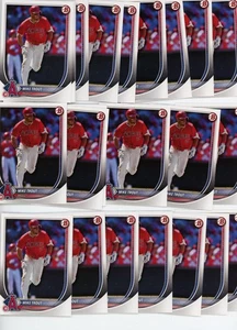 Lotto carte 2025 Bowman Mike Trout (24) Los Angels Angels #1 - Foto 1 di 1