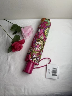 Vera Bradley Pink Swirls Automatic Umbrella RETIRED Rare ❤️💖 - Image 1 of 4