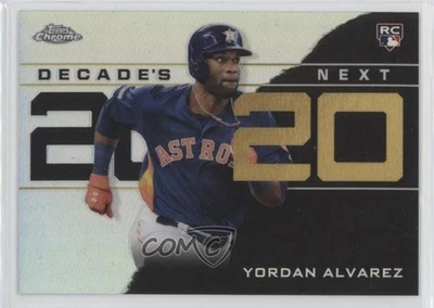 2020 Topps Chrome Update Target Decade's Next Yordan Alvarez #DNC-4 Rookie RC - Image 1 of 2