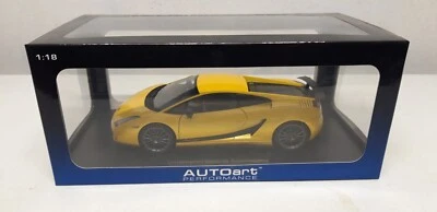 1/18 LAMBORGHINI GALLARDO SUPERLEGGERA - giallo metallic - AUTOART - Immagine 1 di 4