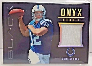 Andrew Luck 2012 Panini Black Onyx Rookie RC Jersey #'d 297/299 - COLTS - Picture 1 of 2