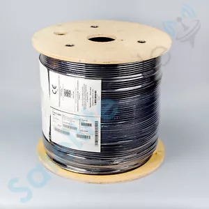 Corning Indoor/Outdoor Drop Optical Cable 5,05mm 1E9ULTRA/125 1640ft Black PVC - Picture 1 of 5
